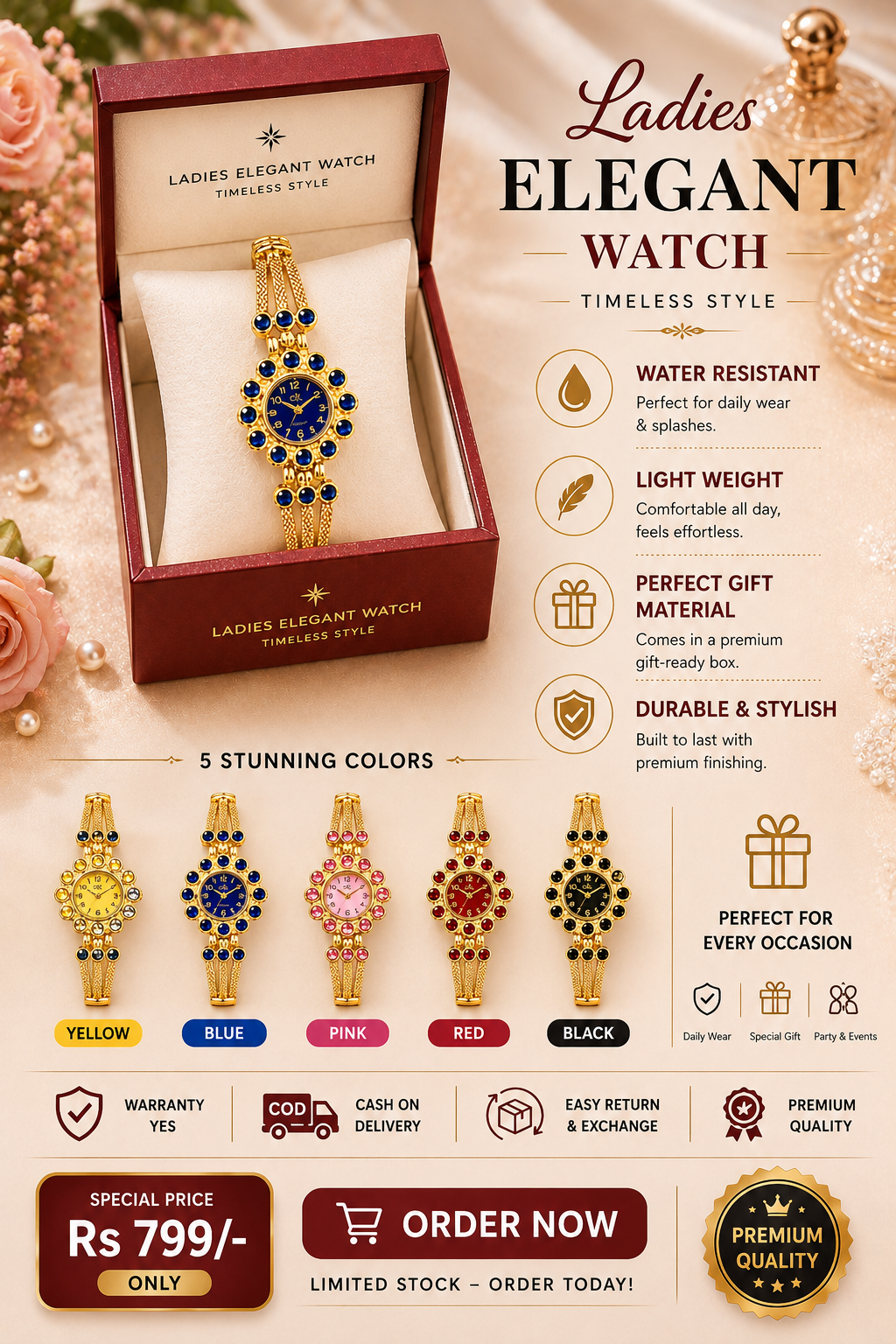 Ladies Elegant Watch
